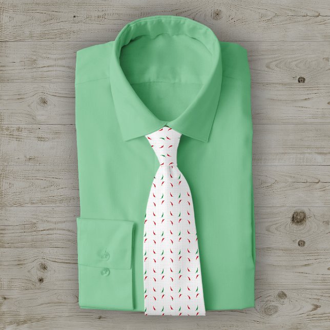 Gravata Padrão de Pimenta do Chile Pontilhado (Criador carregado)