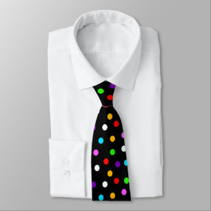 Gravata Padrão de Pontos e Pontos Polkadots