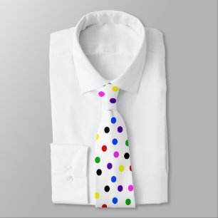 Gravata Padrão de Pontos e Pontos Polkadots