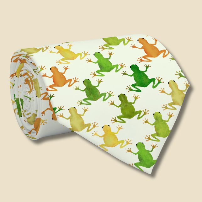 Gravata Padrão de rã (Frog pattern tie)