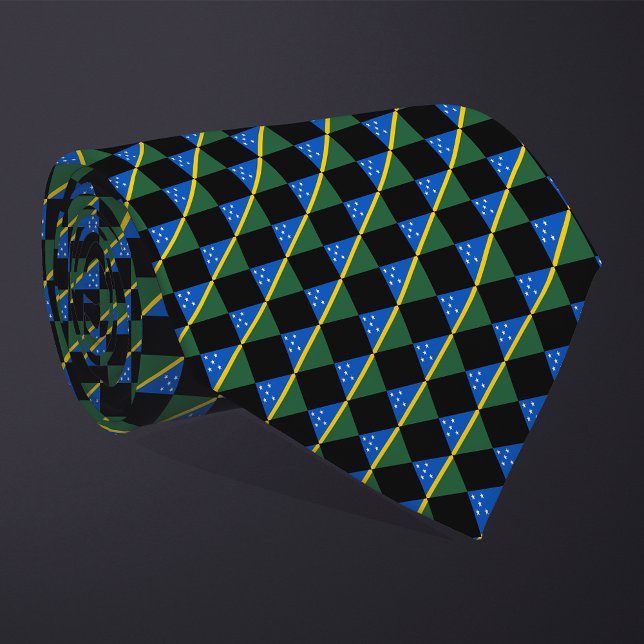 Gravata Padrão de Sinalizador das Ilhas Salomão Verificado (Criador carregado)