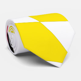 Gravata Padrão de Sinalizador de Diamante Baviera Azul Ama