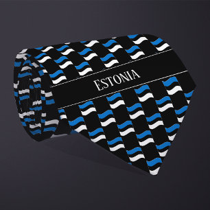 Gravata Padrão de Sinalizador de Wavy Estônia