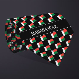 Gravata Padrão de Sinalizador Wavy Madagascar