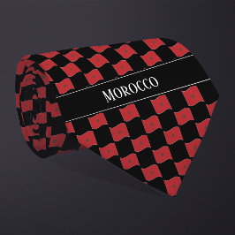 Gravata Padrão de Sinalizador Wavy Marrocos
