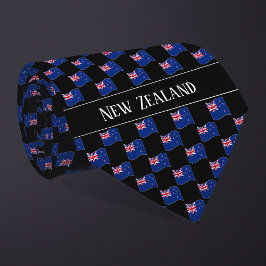 Gravata Padrão de Sinalizador Wavy Nova Zelândia