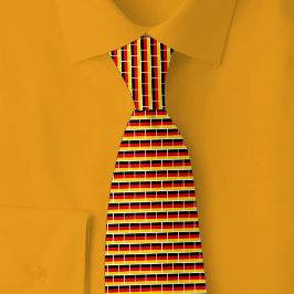 Gravata Padrão de Tijolo da Bandeira da Alemanha