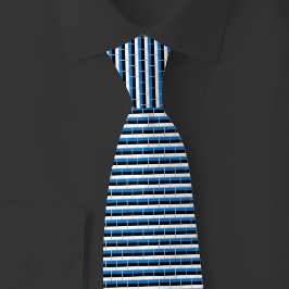 Gravata Padrão de Tijolo da Bandeira da Estônia