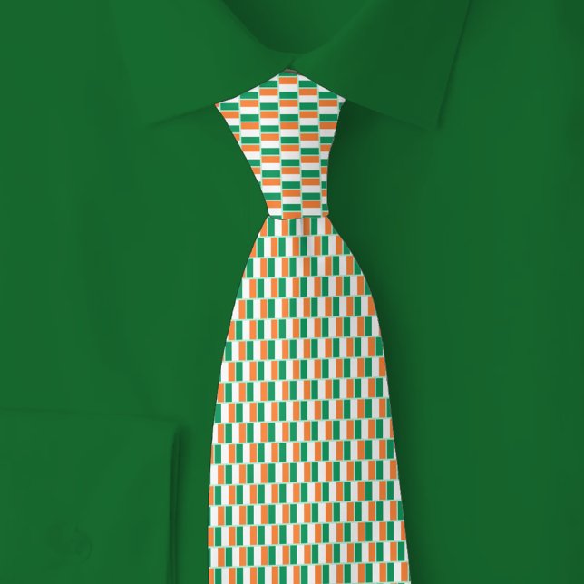 Gravata Padrão de Tijolo da Bandeira da Irlanda (Criador carregado)
