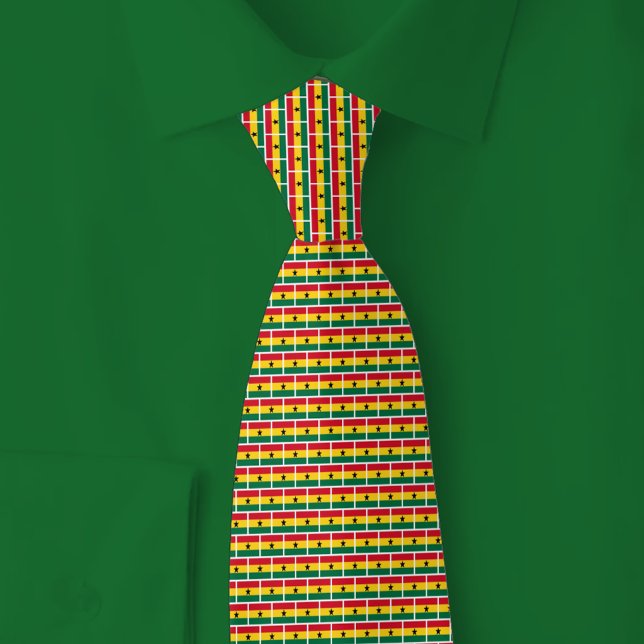 Gravata Padrão de Tijolo da Bandeira de Gana (Criador carregado)