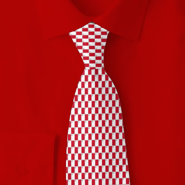 Gravata Padrão de Tijolo da Bandeira de Malta (Criador carregado)