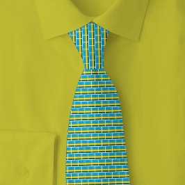 Gravata Padrão de Tijolo da Bandeira de Ruanda