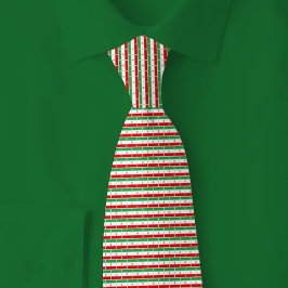 Gravata Padrão de Tijolo da Bandeira do Irã