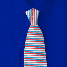 Gravata Padrão de Tijolo da Bandeira do Luxemburgo