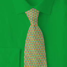 Gravata Padrão de Tijolo da Bandeira do Togo