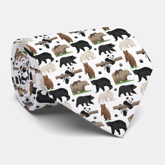 Gravata Padrão de Urso (Rolled)