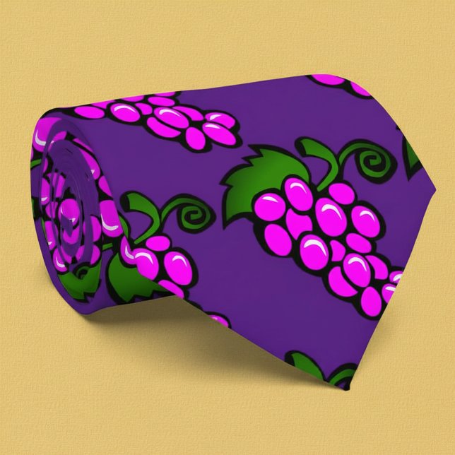 Gravata Padrão de uvas roxas (Criador carregado)