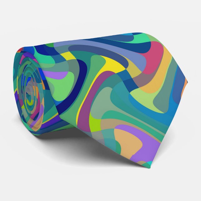 Gravata Padrão de várias cores (Rolled)