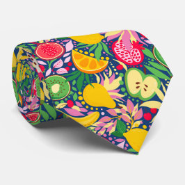 Gravata Padrão de Verão de Fruta tropical