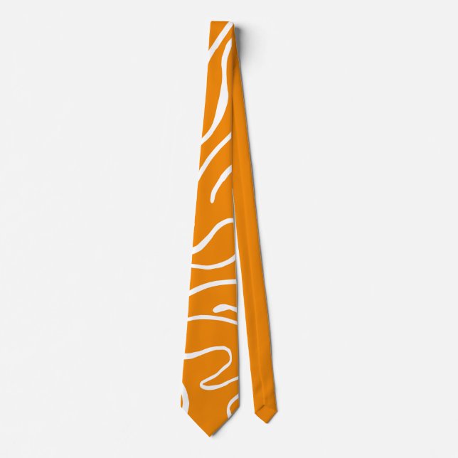 Gravata Padrão de Vibrações Abstratas (Frente)