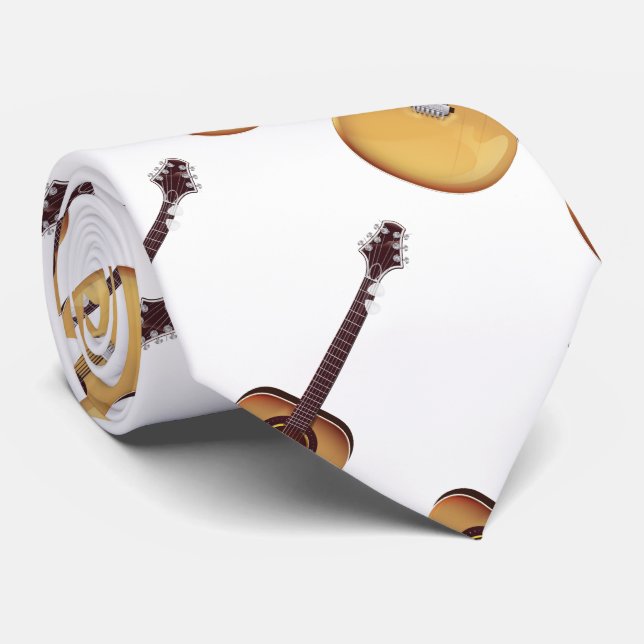 Gravata padrão de violão (Rolled)