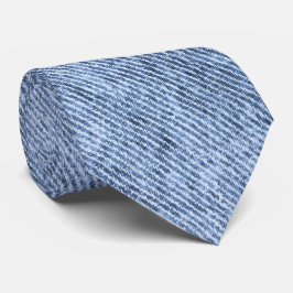 Gravata Padrão Denim Blue Denim
