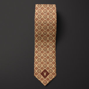 Gravata Padrão Diamante Inspirado no Aztec