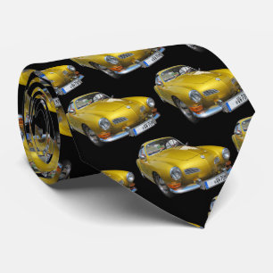 Gravata Padrão do carro Hotrod Amarelo dos anos 40
