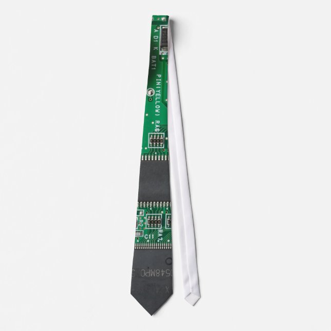 Gravata padrão do computador com conselho de circuito elet (Frente)