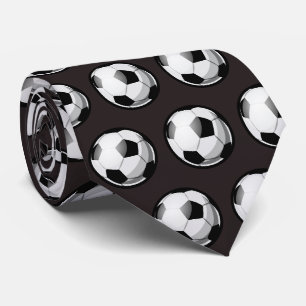 Gravata padrão em camadas de bola de futebol legal