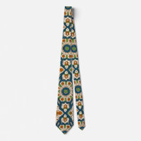 Padrão Floral Arábico Vintage Decorativo