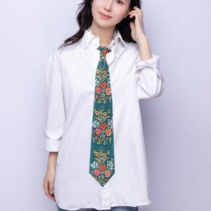 Gravata Padrão Floral húngaro