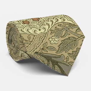 Gravata Padrão Floral William Morris Windrush: Vintage