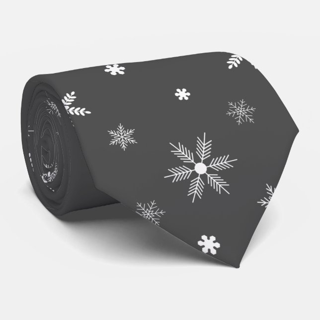 Gravata padrão fluffy de flocos (Rolled)