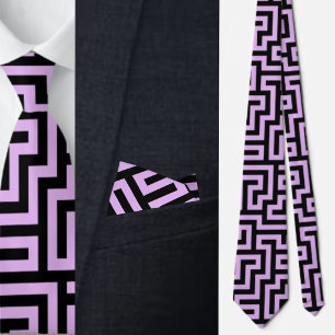 Gravata Padrão Geométrico Colorido