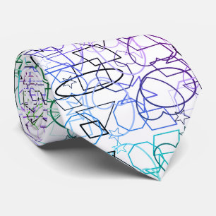 Gravata Padrão Geométrico de abstrato Tilados e filtrado