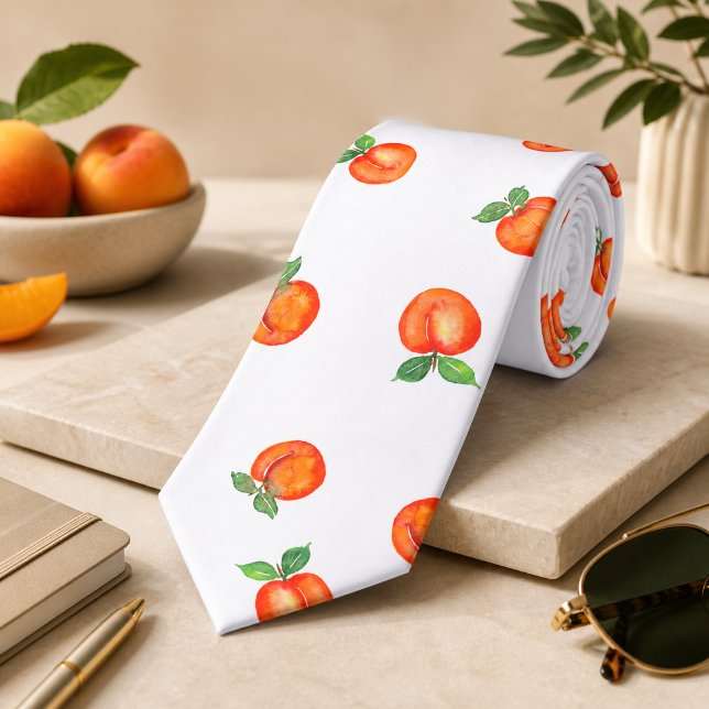 Gravata Padrão Grande de Pêssego de Verão Doce  (Criador carregado)