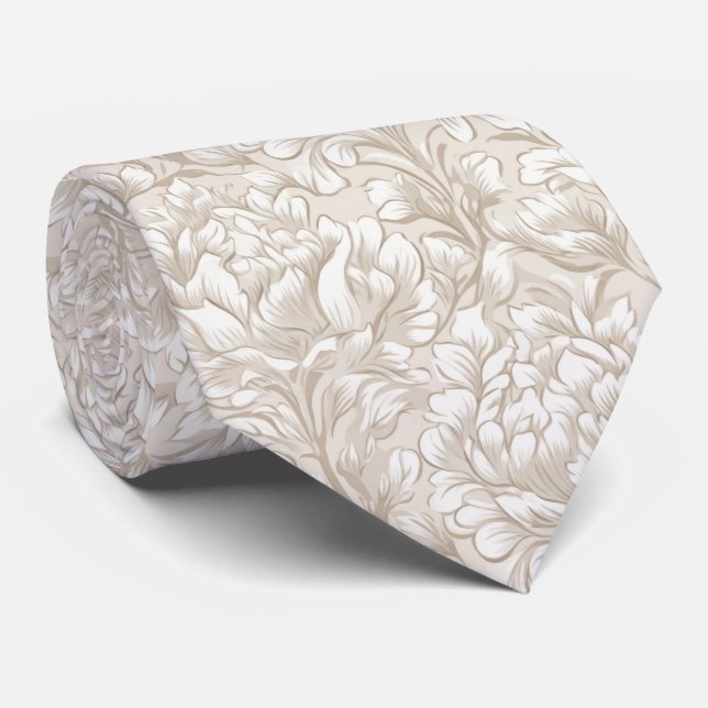 Gravata Padrão Inspiração William Morris (Rolled)