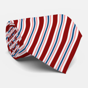 Gravata Padrão Marinho Vermelho Escuro Azul Esmagador Str