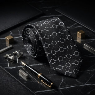 Gravata Padrão Micro Bolinha em Grid Sombra