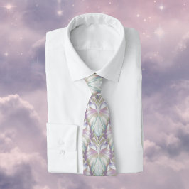 Gravata Padrão Pastel Purple Oracle Owl