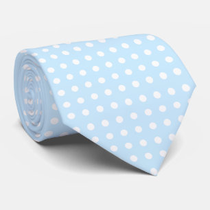 Gravata Padrão Polkadot Branco Padrão Personalizado Bebê A