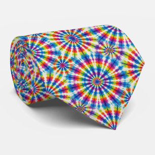 Gravata Padrão Psicanédico Tie-Dye