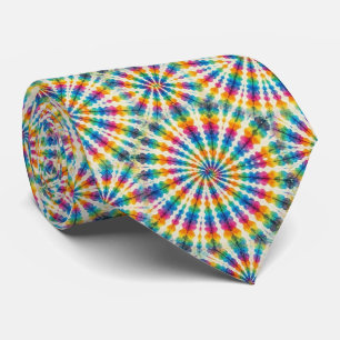 Gravata Padrão Psicanédico Tie-Dye
