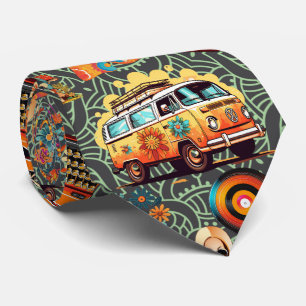 Gravata Padrão Retro Vibes RVP01A.D Marrom BG
