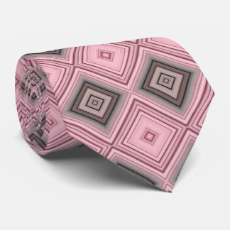Gravata Padrão rosa e castanho