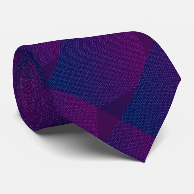 Gravata Padrão Roxo da Uva (Rolled)