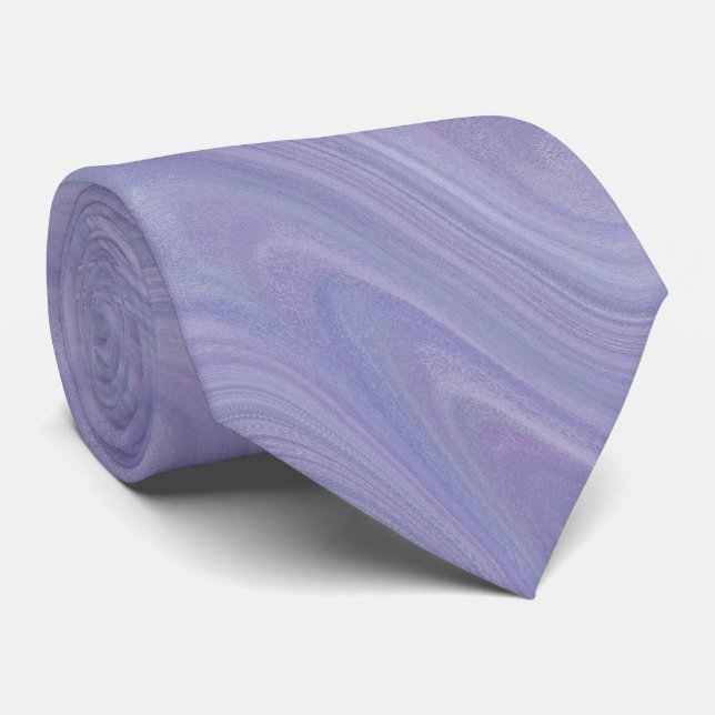 Gravata Padrão Roxo Marmoreado (Rolled)