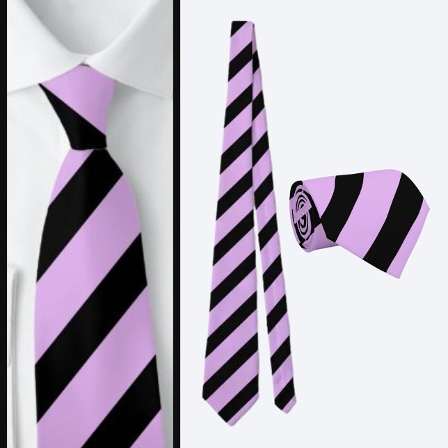 Gravata Padrão Roxo Preto Strike (Criador carregado)