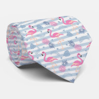 Padrão Whimsical Flamingo & Pineapple